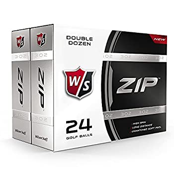 【中古】【輸入品・未使用】Wilson ZIP Double Dozen Golf Balls%ｶﾝﾏ% Pack of 24 (White)