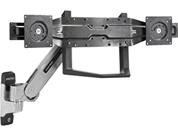 【中古】【輸入品・未使用】GV80931 ERGOTRON Kit 24” Dual Monitor Arm with pivots E-coat Black