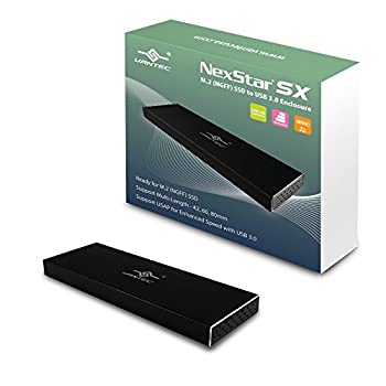 【中古】【輸入品・未使用】USB 3.0エンクロージャへのVantec NexStar SX M.2 SSD、ブラック（NST-M2STS3-BK）