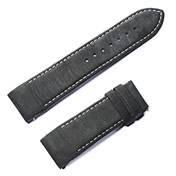 【中古】【輸入品・未使用】Reef Tiger/RT 24?mm幅ブラウンレザー時計ストラップブラックGenuine Leather Watchリストバンドfor Men rga703 RGA703S-B 31,267円