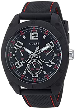 【中古】【輸入品・未使用】GUESS メンズ U1256G1 NS ブラック