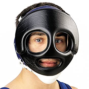 【中古】【輸入品・未使用】クリフキーンレスリングフェイスガードブラック｜スカイマーケットプラス