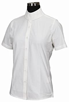 【中古】【インポート品・未当て嵌める】(16%ｶﾝﾏ% White) - TuffRider Girl\u0027s Starter Short Sleeve Show Shirt
