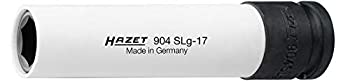【中古】【輸入品・未使用】HAZET 904SLG-17 130ミリメートル6点六角トラクションプロファイルインパクトソケット - マルチカラー