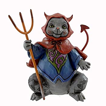 【中古】【輸入品・未使用】Jim Shore for Enesco Heartwood Creek パイントサイズ ハロウィン猫フィギュア 4.75インチ [並行輸入品]｜スカイマーケットプラス