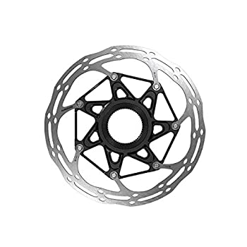 【中古】【輸入品・未使用】SRAM Centerline X Rounded Rotor - Centerlock Silver/Black%ｶﾝﾏ% 140mm 141［並行輸入］