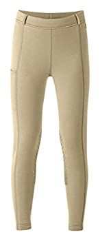 【中古】【輸入品・未使用】Kerrits キッズ パワーストレッチ 膝パッチポケットタイツ X-Large ブラウン