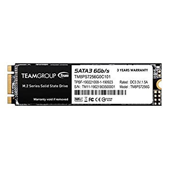 【中古】【輸入品・未使用】チームグループ256GB MS30 M.2 2280 SATA III TLC内部ソリッドステートドライブSSDモデルTM8PS7256G0C101