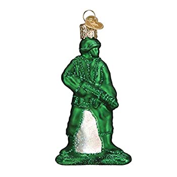 【中古】【輸入品・未使用】Old World Christmas アーミーマン おもちゃオーナメント グリーン