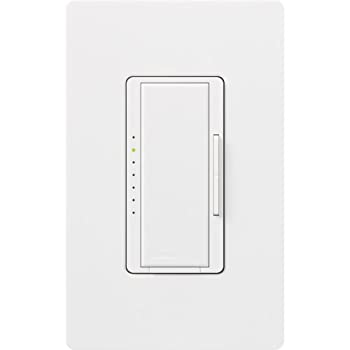 【中古】【インポート品・未当て嵌める】Lutron Maestro 600W マルチ位置／単極 デジタル漸移調光器 MA-1000-WH 1
