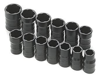 【中古】【インポート品・未当て嵌める】S K Hand Tools SKT803 .38インチ. Drive Sae and Metric Turbo Socket Set - 13 Pieces