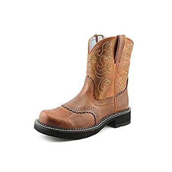 【中古】【インポート品・未当て嵌める】ARIAT レディース Fatbaby ウェスタンブーツ%ｶﾝﾏ% Russet Rebel%ｶﾝﾏ% 9