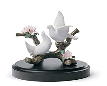 【中古】【輸入品・未使用】チェリーツリーの上のリラドロハト 置物