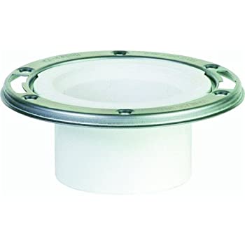 【中古】【輸入品・未使用】Open Closet Flange With Stainless Steel Ring-4%ﾀﾞﾌﾞﾙｸｫｰﾃ%HUB SS PVC CLST FLANGE (並行輸入品)