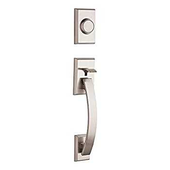 【中古】【輸入品・未使用】Kwikset 802TVH-LIP 15 Signature Tavaris Dummy Handleset Less Interior Pack in Satin Nickel by Kwikset