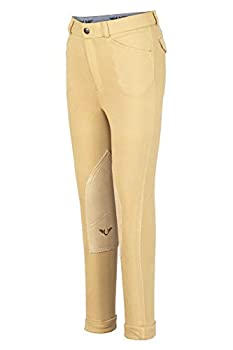 【中古】【輸入品・未使用】TuffRider Boy 's Patrol Light Jods Breech ベージュ
