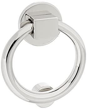 【中古】【輸入品・未使用】Baldwin 0195055 Ring Door Knocker%カンマ% Lifetime Bright Nickel by Baldwin|スカイマーケットプラス