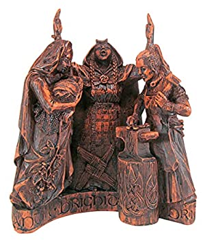 【中古】【輸入品・未使用】Dryad Design ケルト女神ブリジッド像 木製仕上げ