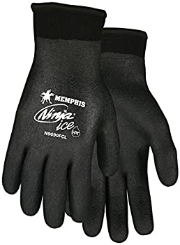 【中古】【輸入品・未使用】メンフィスn9690fc Ninja Iceメカニック/氷釣り手袋、SZ L ( 12ペア)|スカイマーケットプラス