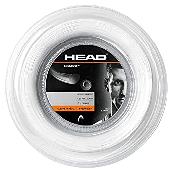 【中古】【インポート品・未当てはめる】(Size 18%ｶﾝﾏ% Multi-Colour/White) - Hawk 18G Tennis String Reel White