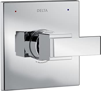 【中古】【インポート品・未当てはめる】Delta Faucet Ara 14続きもの シングル役立つこと シャワー手持ち部分 バルブトリムキット Cr T14067 (弁膜は含まれません) 6.5 x 6.5 x 3in