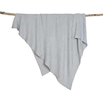 【中古】【輸入品・未使用】Barefoot Dreams Bamboo Chic Lite Blanket%ｶﾝﾏ% 30 X 40%ｶﾝﾏ% Blue by Barefoot Dreams