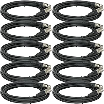 【中古】【インポート品・未当て嵌める】10風呂敷き包み25 FT FOOT XLR 3ピンオスメスマイクマイクシールドオーディオケーブルコード 家電-その他