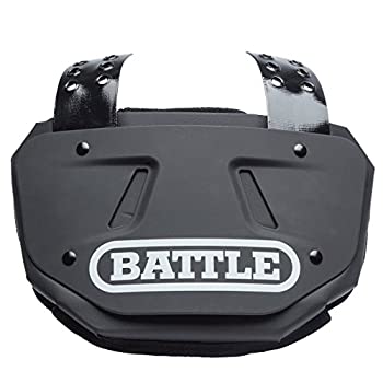 【中古】【輸入品・未使用】Battle Sports Football Back Plate (Black/White%ｶﾝﾏ% Youth)
