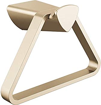 【中古】【インポート品・未当て嵌める】Delta Faucet 77446-BL Zura 西洋手ぬぐい輪っか 平ったい黒いこと 77446-CZ 1