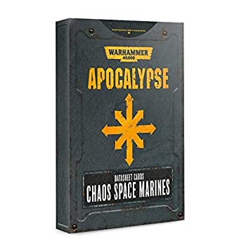 【中古】【輸入品・未使用】ウォーハンマー 40K アポカリプス データシート カオス宇宙海兵隊|スカイマーケットプラス