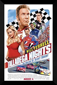 【中古】【輸入品・未使用】Talladega Nights Framed 27?x 40映画ポスターWill Ferrell