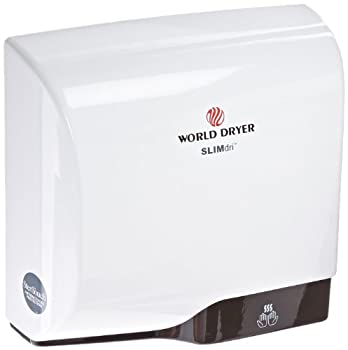 【中古】【輸入品・未使用】World Dryer L-974A Slimdri\u0026#44; Aluminum White\u0026#44; Surface-Mounted Ada Compliant Hand Dryer