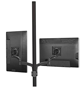 【中古】【インポート品・未当て嵌める】Chief Kontour K2P220 Articulating Dual Display 2L Arm Pole Mount%ｶﾝﾏ% Up to 25lbs Capacity%ｶﾝﾏ% Black by Chief