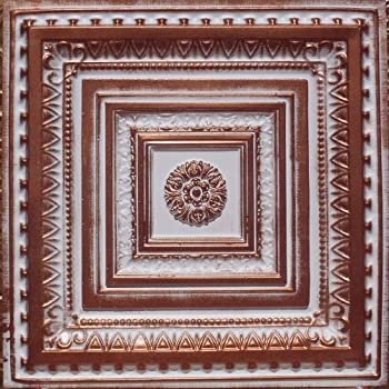 【中古】【輸入品・未使用】30pc of Brilliance銅/ホワイト24?" x24?" PVC 20?mil )天井タイル???Coversについて120sqft