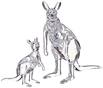 【中古】【インポート品・未当て嵌める】SWAROVSKI Kangaroo 赤んぼうとお母さん 読みやすい
