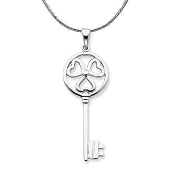 【中古】【輸入品・未使用】スターリングシルバー Key to My Heart ペンダントネックレス