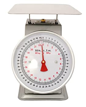 【中古】【輸入品・未使用】Zenport 50ポンド プラットフォーム ダイヤルスケール 50ポンド ホワイト