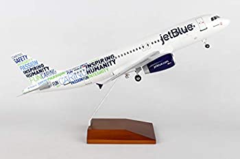 【中古】【輸入品・未使用】Skymarks SKR8343 Jetblue Bluemanity A320 with Wood Stand%ｶﾝﾏ% Diecast Model Plane