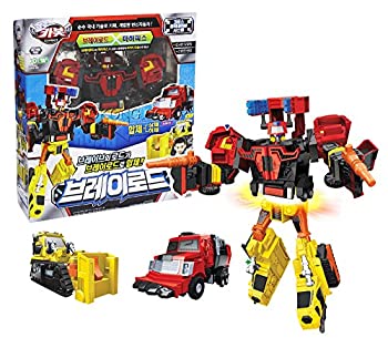 【中古】【輸入品・未使用】[ハロー カーボット]HELLO CARBOT BRAYROAD - 2台の車（トラック+ブルドーザー）クロスコンビネーションロボット [海外直送品]