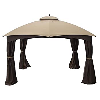 【中古】【インポート品・未当て嵌める】Garden Winds Replacement Canopy for Allen Roth 10x12 Gazebo - Standard 350 - Beige 141［並行輸入］