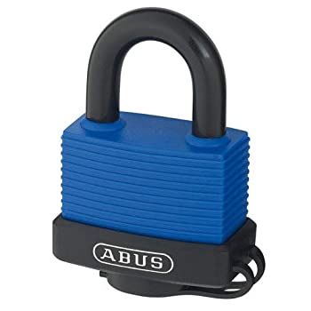 【中古】【輸入品・未使用】Abus 70IB/50 C KDブルー 06140 70シリーズ ソリッドブラス南京錠 (10個パック)