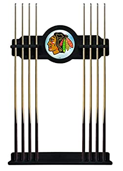 【中古】【輸入品・未使用】Chicago Blackhawks Cue Rack inブラック仕上げ｜スカイマーケットプラス