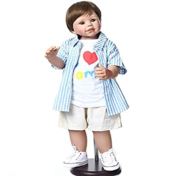 【中古】【輸入品・未使用】28インチ リボーン 幼児用人形 巨大な赤ちゃん フルボディ ハードビニール スタンディング 男の子 ハンドメイド 本物そっくり 解剖学的に正しく+｜スカイマーケットプラス