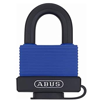 【中古】【輸入品・未使用】Abus 70IB/45 C KDブルー 06111 70シリーズ 南京錠 SS シャックル ブルー (15個パック)