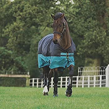 【中古】【インポート品・未当てはめる】Horseware Mio Medium Turnout Blanket 72 黒いこと AASA42-KCTK-72