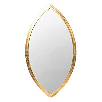 【中古】【輸入品・未使用】A&B Home Contemporary Wall Mirror with Stunning Gold Finish - Beautifully Enhances any Home or Office - Sleek%カンマ% Simple Design for Ma