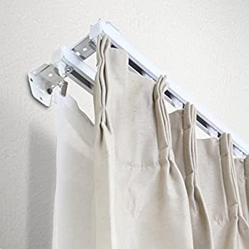 【中古】【輸入品・未使用】A&F Rod Decor ホワイトダブルカーテントラックキット 10フィート (4つの5フィートのトラックで構成) - ウォールマウント|スカイマーケットプラス