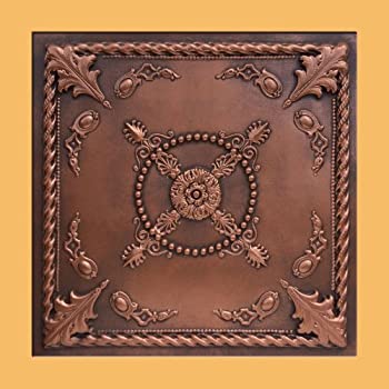 【中古】【輸入品・未使用】30pcのジュエル銅/ブラウン24?" x24?" PVC 20?mil )天井タイル???Coversについて120sqft