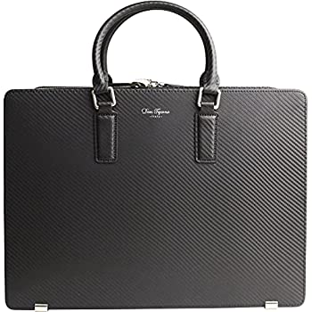 【中古】【インポート品・未当て嵌める】Dom Teporna イタリアン炭素本革ブリーフ容れもの メンズ 商行為御徒面子 雨合羽 日本製 US 大きさ: free 色つや: 黒いこと