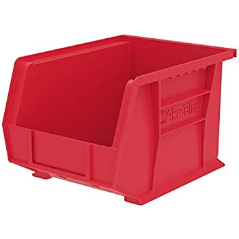 【中古】【輸入品・未使用】Akro-Mils 30239 Plastic Storage Stacking Hanging Akro Bin%ｶﾝﾏ% 11-Inch by 8-Inch by 7-Inch%ｶﾝﾏ% Red%ｶﾝﾏ% Case of 6 by Akro-Mils｜スカイマーケットプラス